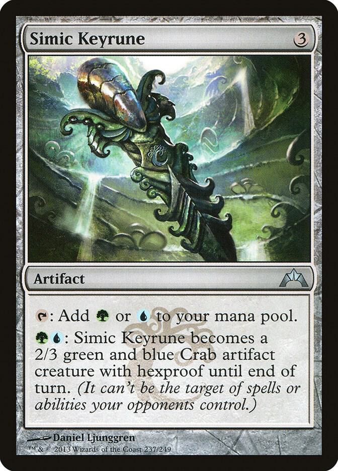 Simic Keyrune 237 Uncommon Gatecrash Magic: The Gathering Lightly Played