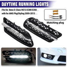 Led Drl Daytime Running Light Fog Lamp Plug For Benz W212 E300 E350 2009-2013