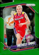 2025 Panini Prizm WNBA #133 Michele Timms Green Prizm