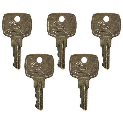 #ad 5PCS Ignition Keys for John Deere Equipment AR51481 AT195302 AT145929 New $6.65