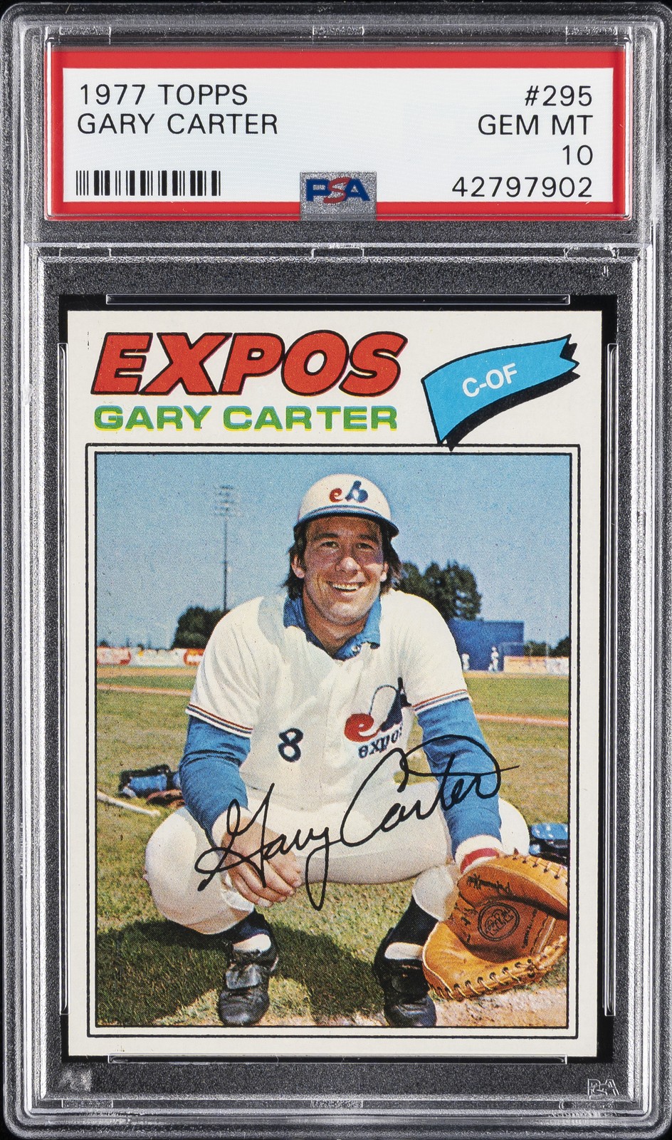 1977 TOPPS #295 GARY CARTER PSA 10