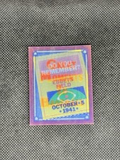 Mickey Muffs Third Strike 1988 Score Great Moments in Baseball Mini #44 Raw