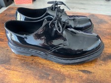 Rare patent leather dr marten 1461 made in England men s US 11, UK 10