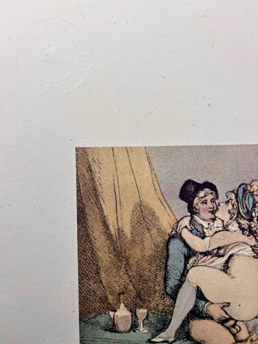 Victorian erotic Artprint Karikatur Rowlandson „Der wilde Ritt - Cowgirl Style“ - Bild 2 von 3