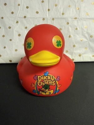 Ducky Charms Red Duck 6in Large Rubber Duck 