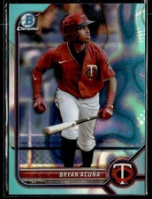 L16,044 -  2022 Bowman Chrome Draft Aqua Lava Refractors #BDC19 Bryan Acuna /199