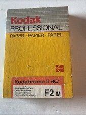 Kodak Kodabrome II RC F2 M Glossy 100-Sheet 8" x 10" B W Photo Paper, Sealed