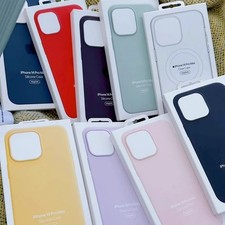 For iPhone 14 Plus Original Silicone Phone Case With Magsafe
