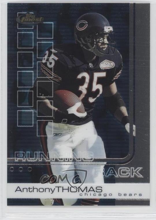 2002 Topps Finest Anthony Thomas #49 0n6