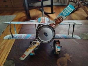 Cherokee Red Pop Soda Can Biplane.