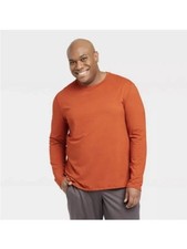Men's Long Sleeve Performance T-Shirt - All in Motion Orange XXL