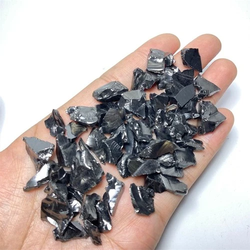 30g  ELITE Noble Natural Fullerene Shungite Crystal Raw Healing Stone E906