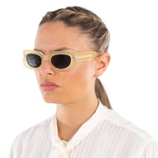 Marc Jacobs Grey Rectangular Ladies Sunglasses MJ 1075/S 040G/IR 50