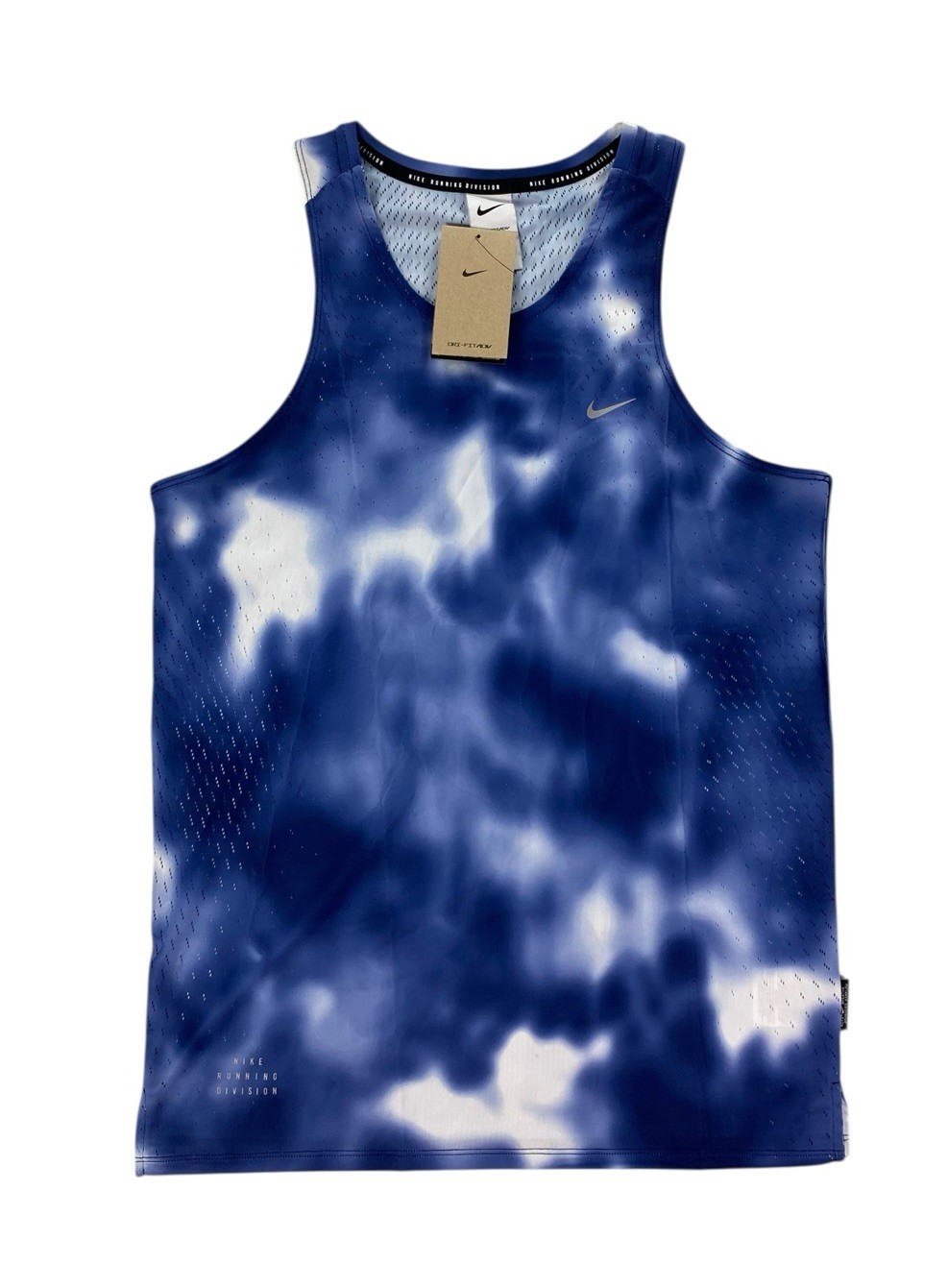 NEW Nike Dri-Fit ADV Running Division Tank Singlet Shirt Blue Mens HJ4146-492 7390₽