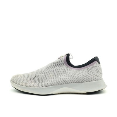 Allbirds Damen TDR Sneaker Grau Weiß Textil Niedrig Atmungsaktiv Slip On EU 41