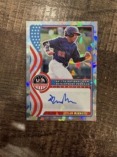 2025 Panini Stars and Stripes - 16u/17u Auto Cracked Ice /25 Dylan Minnatee