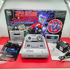Snes Super Nintendo + Super Gameboy  More Fun Set - Completa Pal Fra
