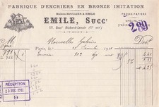 75 PARIS inkwell EMILE SUCC