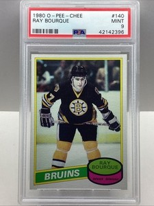 1980-81 O PEE CHEE RAY BOURQUE #140 RC PSA 9 MINT