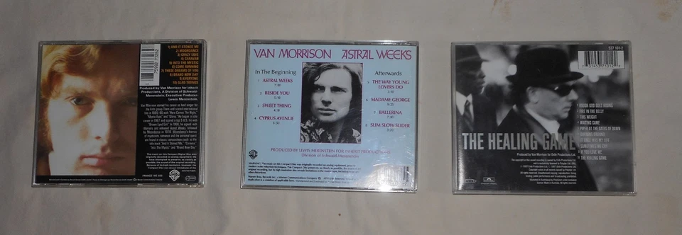 VAN MORRISON CDS x 3-MOONDANCE, ASTRAL WEEKS & THE HEALING GAME FREE POSTAGE - image 2 of 2