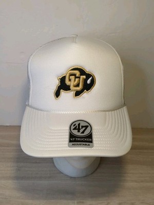 Men s  47 Colorado Buffaloes CU Buffs Snapback Trucker Cap White NCAA 