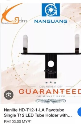 nanlite pavotube Tube light holder HD   T 12 1   LA