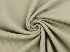 WAFFLE PIQUE Mini Waffle Fabric Cotton Ökotex Bathrobe KHAKI EUR 14.98/m