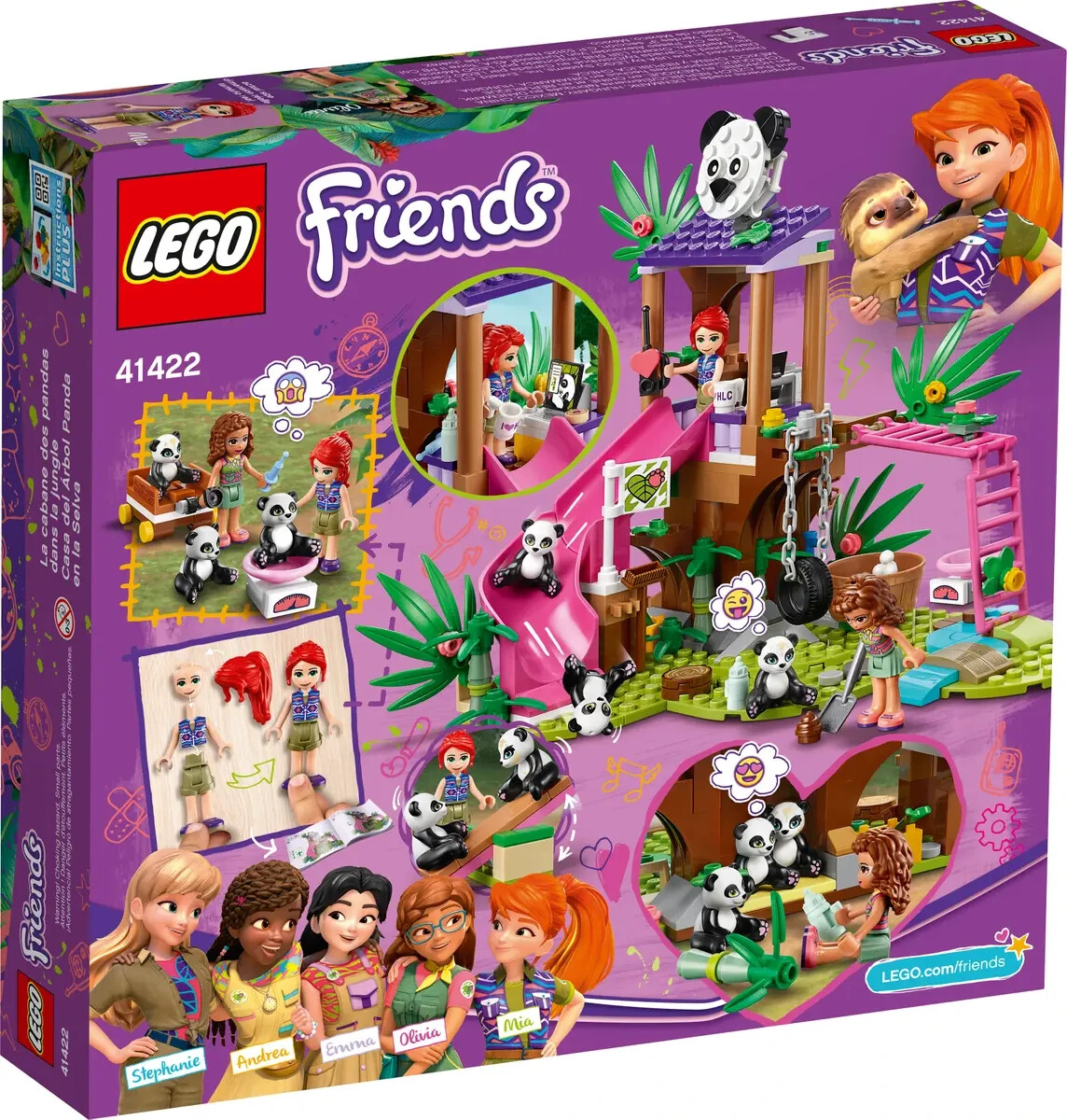 Lego Friends 41422 PANDA JUNGLE TREE HOUSE New Sealed | eBay