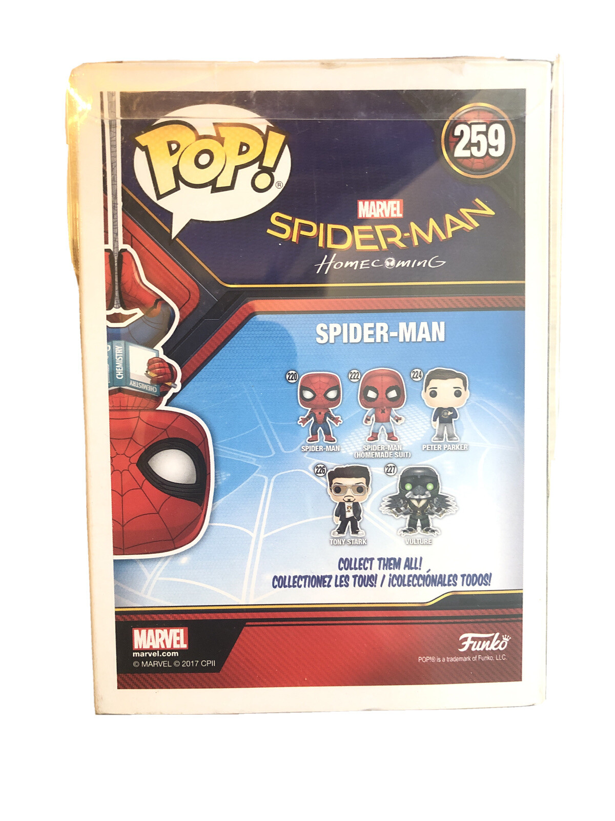 funko pop spiderman homecoming 259