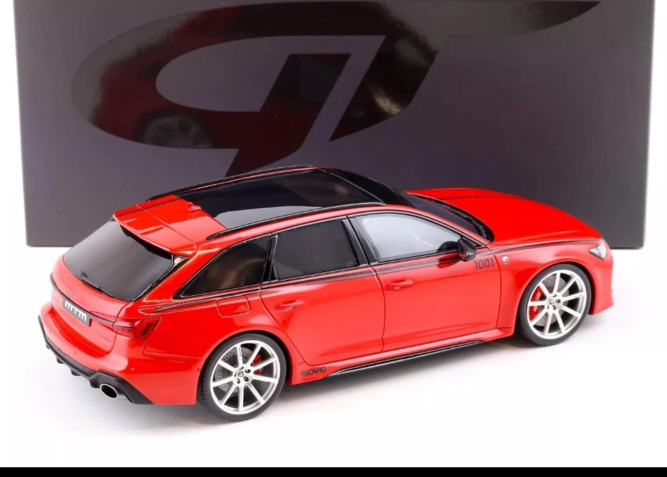 2021 Audi RS6 Avant by MTM “C8" Tango Red GT432 Gt Spirit 1/18 - Image 2 of 4
