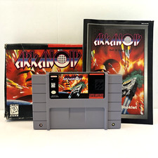 Akkanoiv (Super Nintendo SNES) Authentic Game Cartridge Rare CIB Complete TESTED