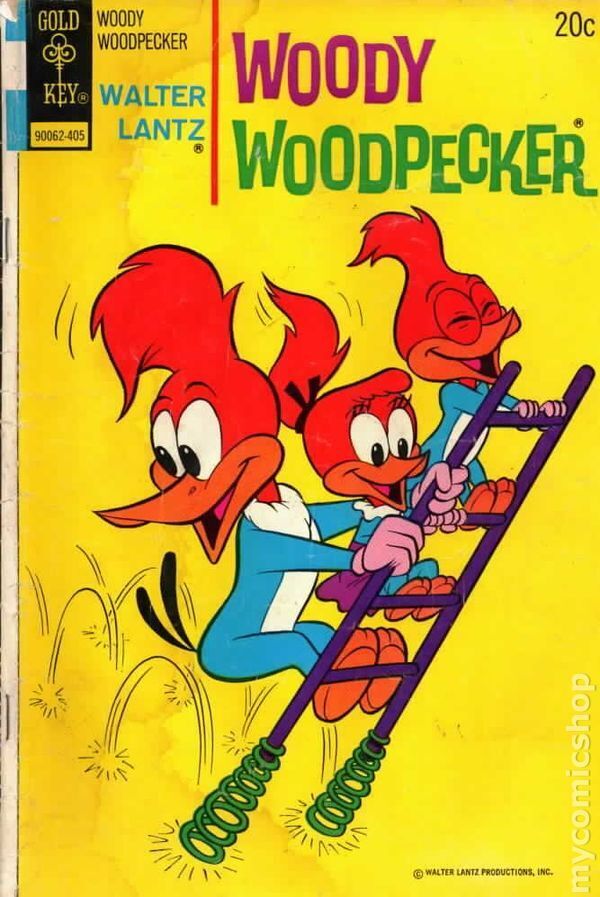 Woody Woodpecker #136 VG 1974 Dell/Gold Key Stock Image Low Grade