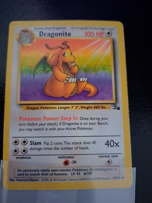 1995 Dragonite Pokemon Card | eBay
