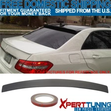 For 2010-2016 Benz W212 E-Class Sedan 4DR Rear Roof Spoiler Wing ABS Matte Black