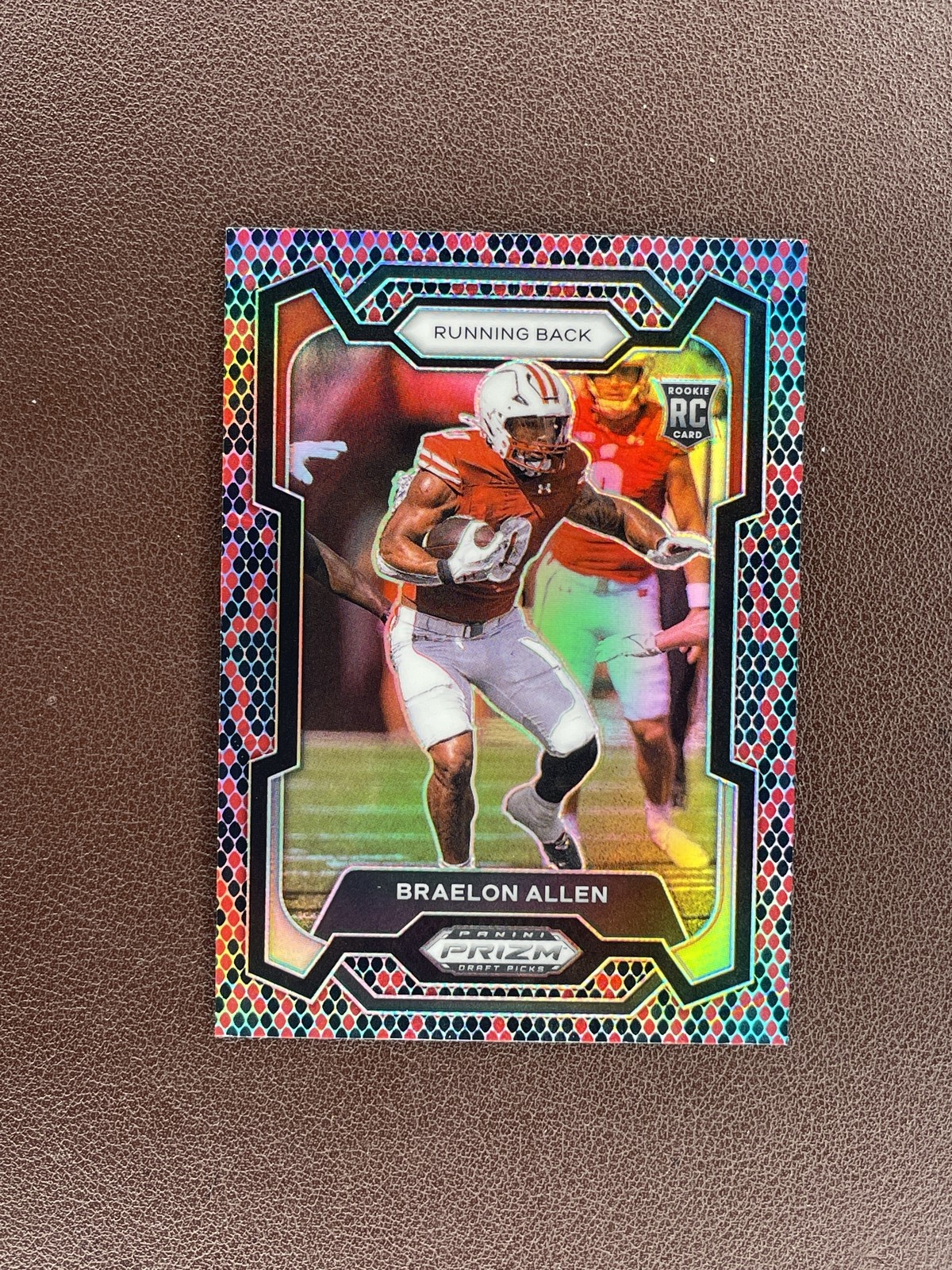 2024 Prizm Draft Picks Braelon Allen RC Rookie Venom Snakeskin SSP LK138