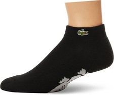 Lacoste Sport Unisex Printed Crocodile Stretch Cotton Low-Cut Socks Navy RA2089