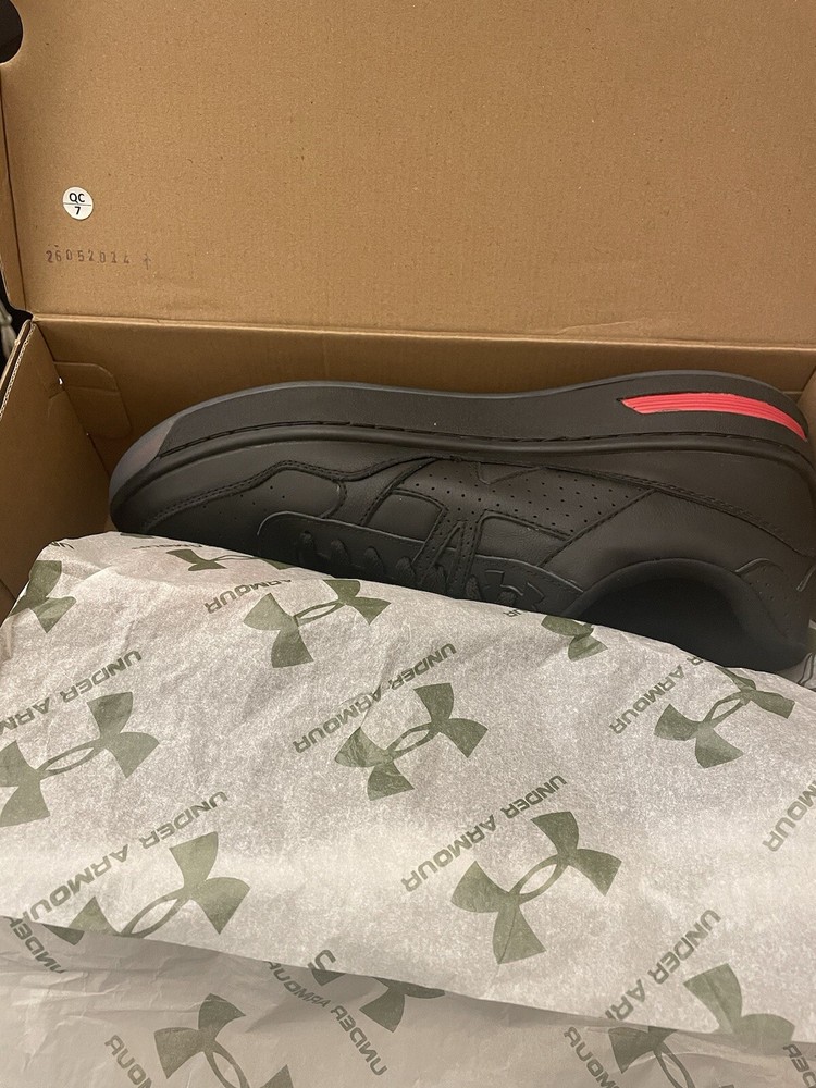 Under Armour Court 96 Black Mens Running Shoes Casual Sneakers 3028633-001