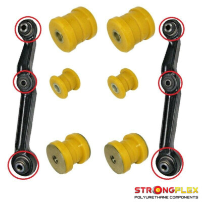 STRONGFLEX Alfa Romeo Spider Hinterachse Schwingarm Kit 6 Busches SPORT