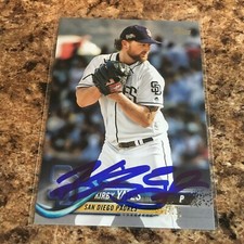 Kirby Yates Signed 2018 Topps Update Auto San Diego Padres 