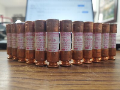 (12-PCS) Ferraz Shawmut TR6R Fuses (TA10MS)
