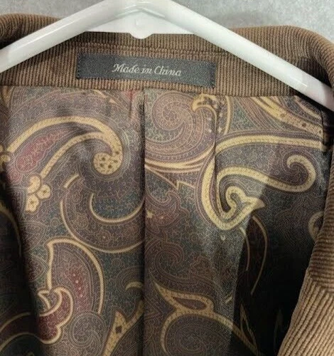 Ralph Lauren вельветовый Sport пальто Blazer куртка коричневый 44L - Изображение 3 из 4