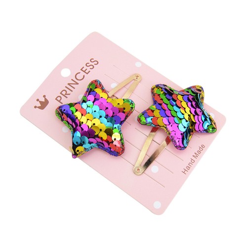 Adorable Colorful Baby Barrettes – Heart Clips – Star Clips – Crown Clips - Picture 3 of 12