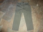 Dockers Men Casual chino Pants 36 30 Olive color 98 cotton 2 elastane flat front — photo 2