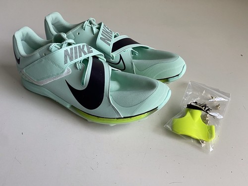Nike Air Zoom LJ Elite Verde Espuma Como Nuevo Dr9924-300 Para hombres Talla 10 Puntas de Pista - Imagen 3 de 10