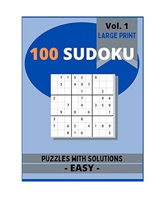 100 Sudoku Puzzles for Adults: 100 Easy Sudoku Puzzle Book for Adults, Anitta Ro