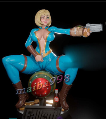 1/8 17cm Vault Girl 3D Print Garage Kit Figure Model Kit Unpainted Unassembled
