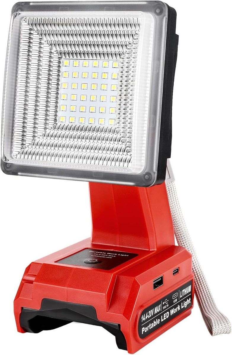 Floodlight Cordless LED Work Light for Craftsman V20 Battery LED