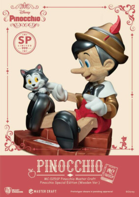 Beast Kingdom Disney Pinocchio Wooden SP Collectible Figure (27cm