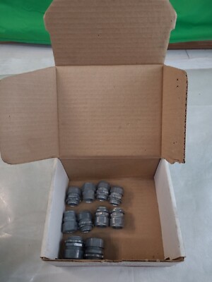 REGAL Weatherproof 1/2/3/4'' EMT Compression MALE THREADED Coupling-LOT OF 6-2