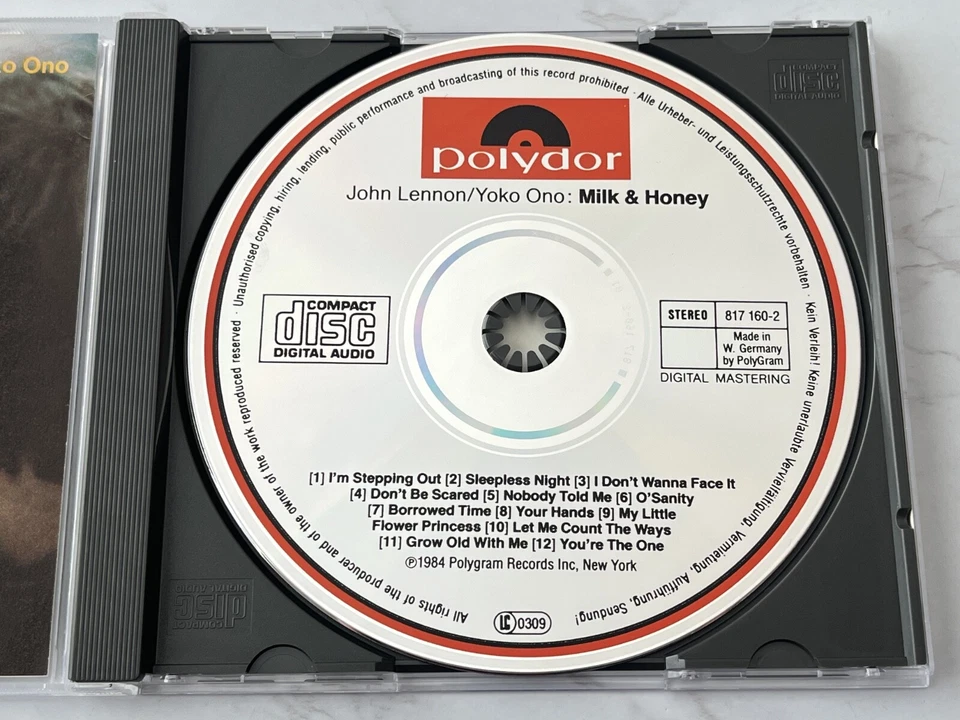 John Lennon молоко и мед CD TARGET ERA! ЗАПАДНАЯ ГЕРМАНИЯ Polydor 817 160-2 Beatles - Изображение 2 из 4